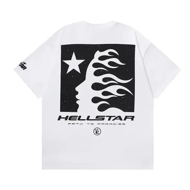 Hellstar Path to Paradise Graphic Print White T-Shirt 6