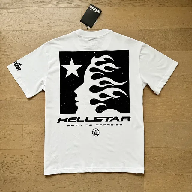 Hellstar Path to Paradise Graphic Print White T-Shirt 7
