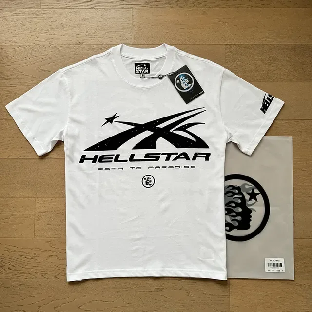 Hellstar Path to Paradise Graphic Print White T-Shirt 8