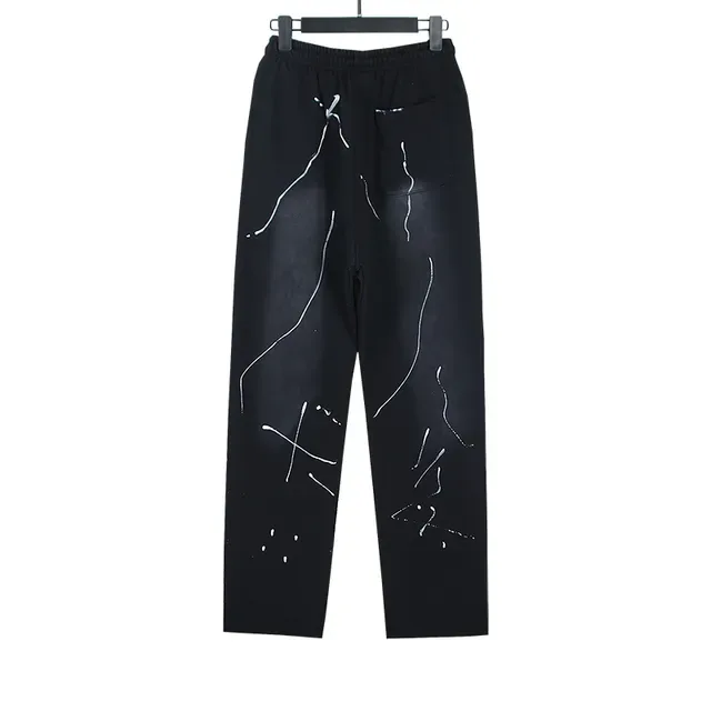 Hellstar STAR Graphic Distressed Black Tracksuit 5