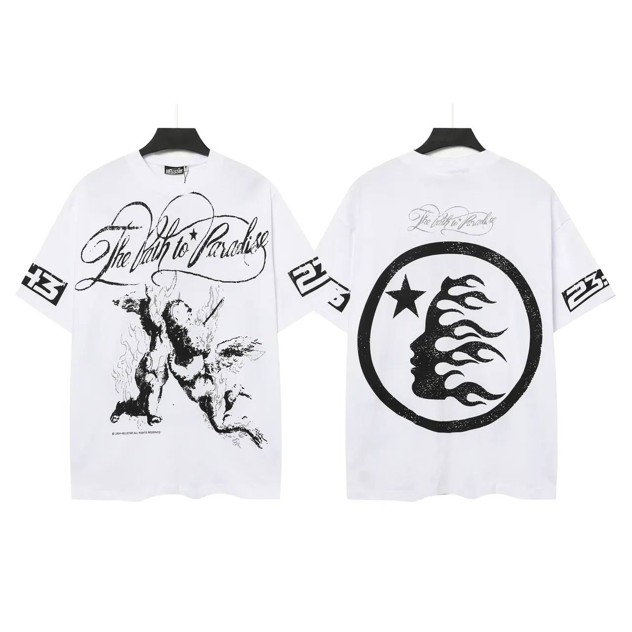 Hellstar The Path to Paradise Graphic Oversized T-Shirt 7