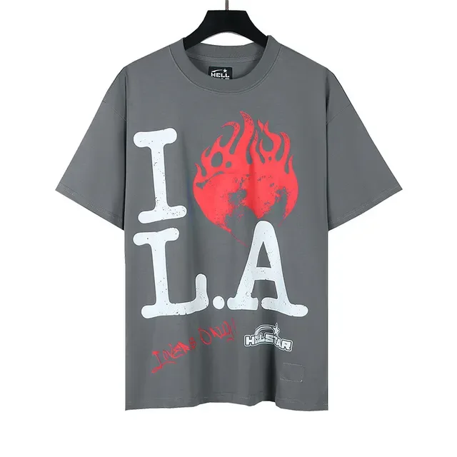 Hellstar White Black Graphic-Print Oversized-Fit T-Shirt 4