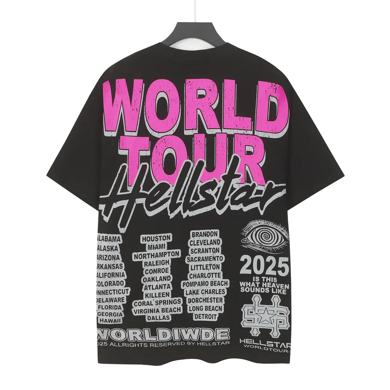 Hellstar World Tour 2025 Graphic Oversized T-Shirt 4