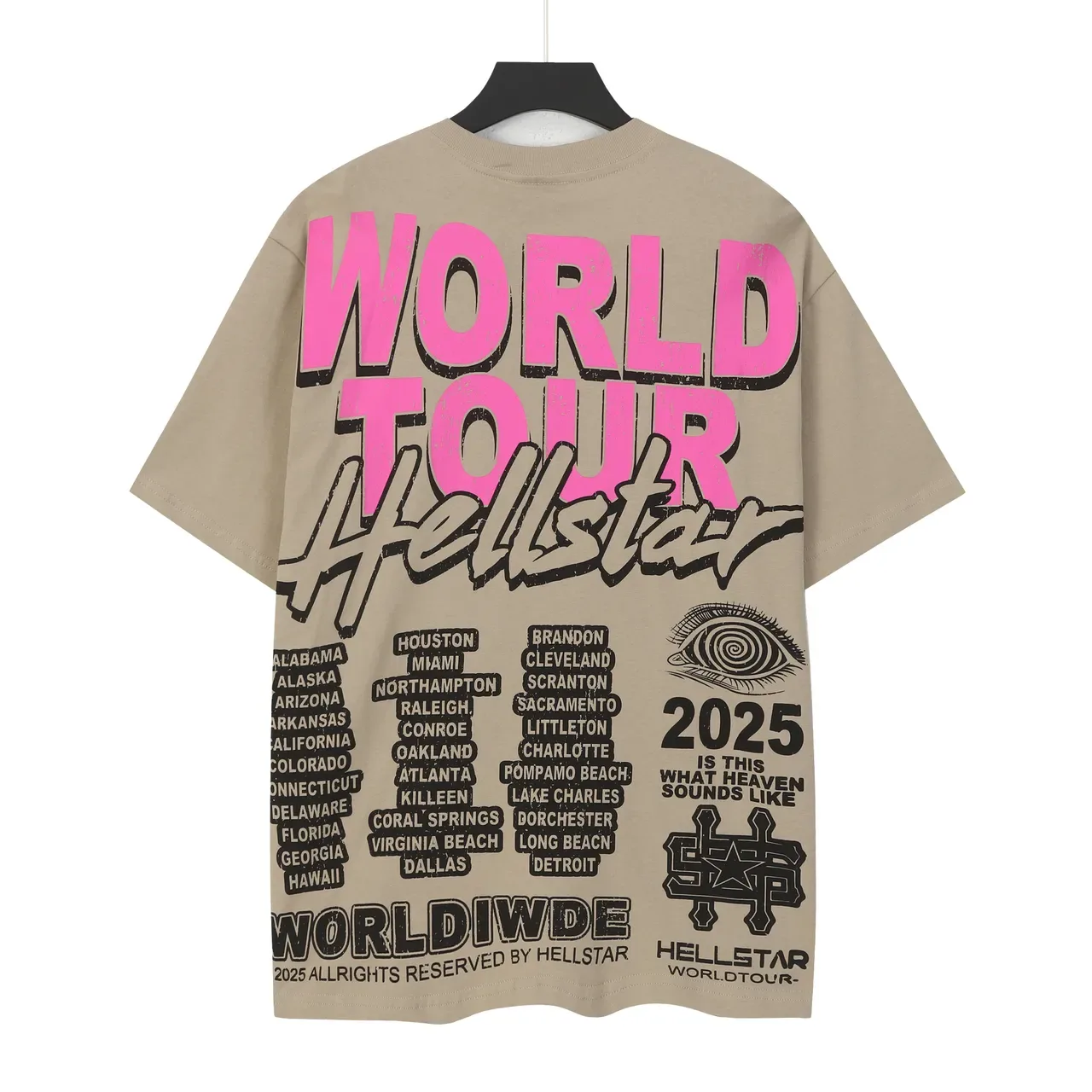Hellstar World Tour 2025 Graphic Oversized T-Shirt 7
