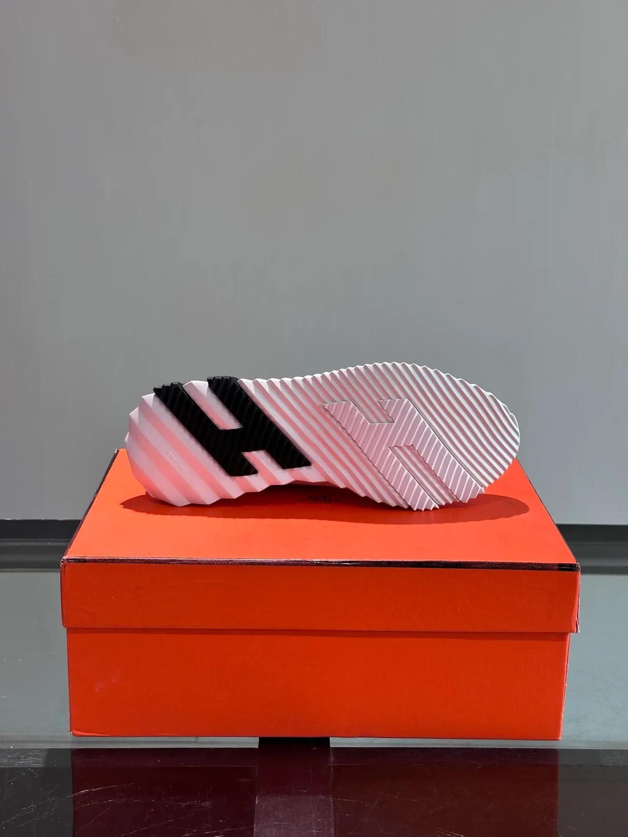 Hermès H-Ride White and Black Lifestyle Sneakers 2