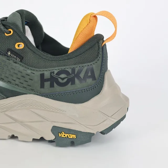 Hoka Speedgoat Vert Militaire Orange Sentier Technique GORE-TEX Imperméable Chaussures de Running 4