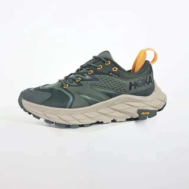 Hoka Speedgoat Vert Militaire Orange Sentier Technique GORE-TEX Imperméable Chaussures de Running 9