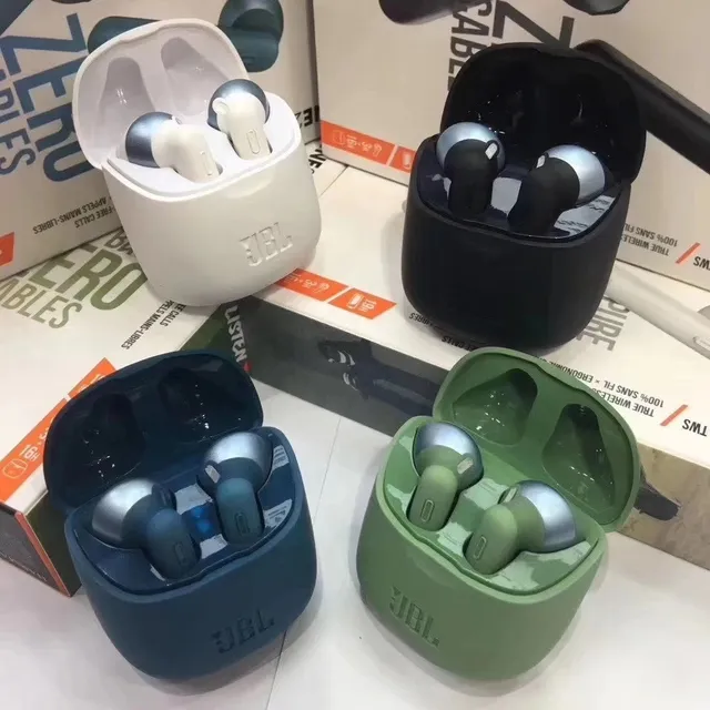 JBL TUNE 220 TWS Vert Noir Style tige Pièces d'oreille Finition mate Étuis en silicone TWS Casque sans fil 8