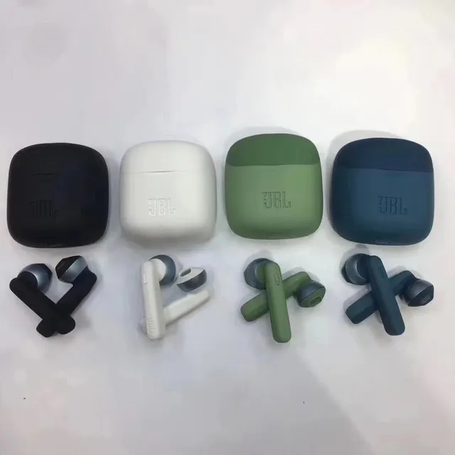 JBL TUNE 220 TWS Vert Noir Style tige Pièces d'oreille Finition mate Étuis en silicone TWS Casque sans fil 10