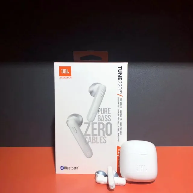 JBL TUNE 220 TWS Vert Noir Style tige Pièces d'oreille Finition mate Étuis en silicone TWS Casque sans fil 14