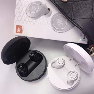 JBL TWS-5.0 Black White Compact Stemless Design Matte Finish TWS Earbuds