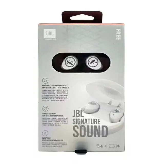 JBL TWS-5.0 Black White Compact Stemless Design Matte Finish TWS Earbuds 5