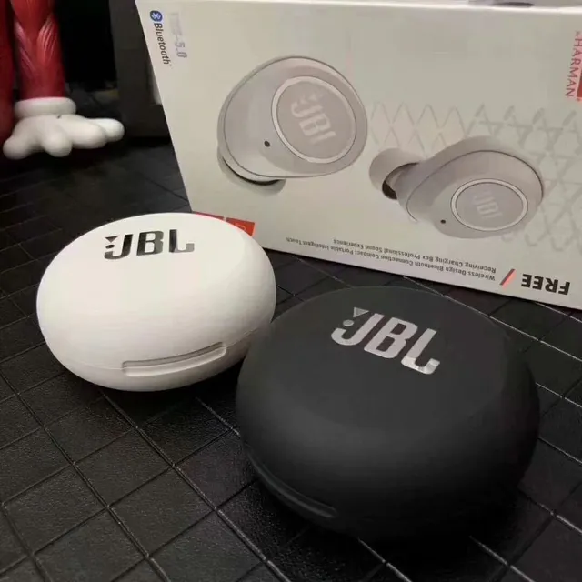JBL TWS-5.0 Black White Compact Stemless Design Matte Finish TWS Earbuds 13
