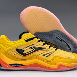 Joma Top-Flex Ultimate Yellow Orange Black Lifestyle Sneakers