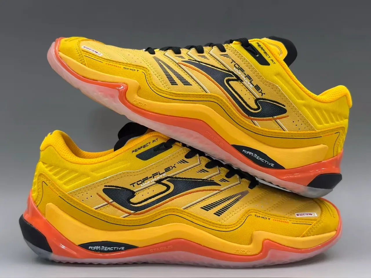 Joma Top-Flex Ultimate jaune orange noir basket lifestyle 3