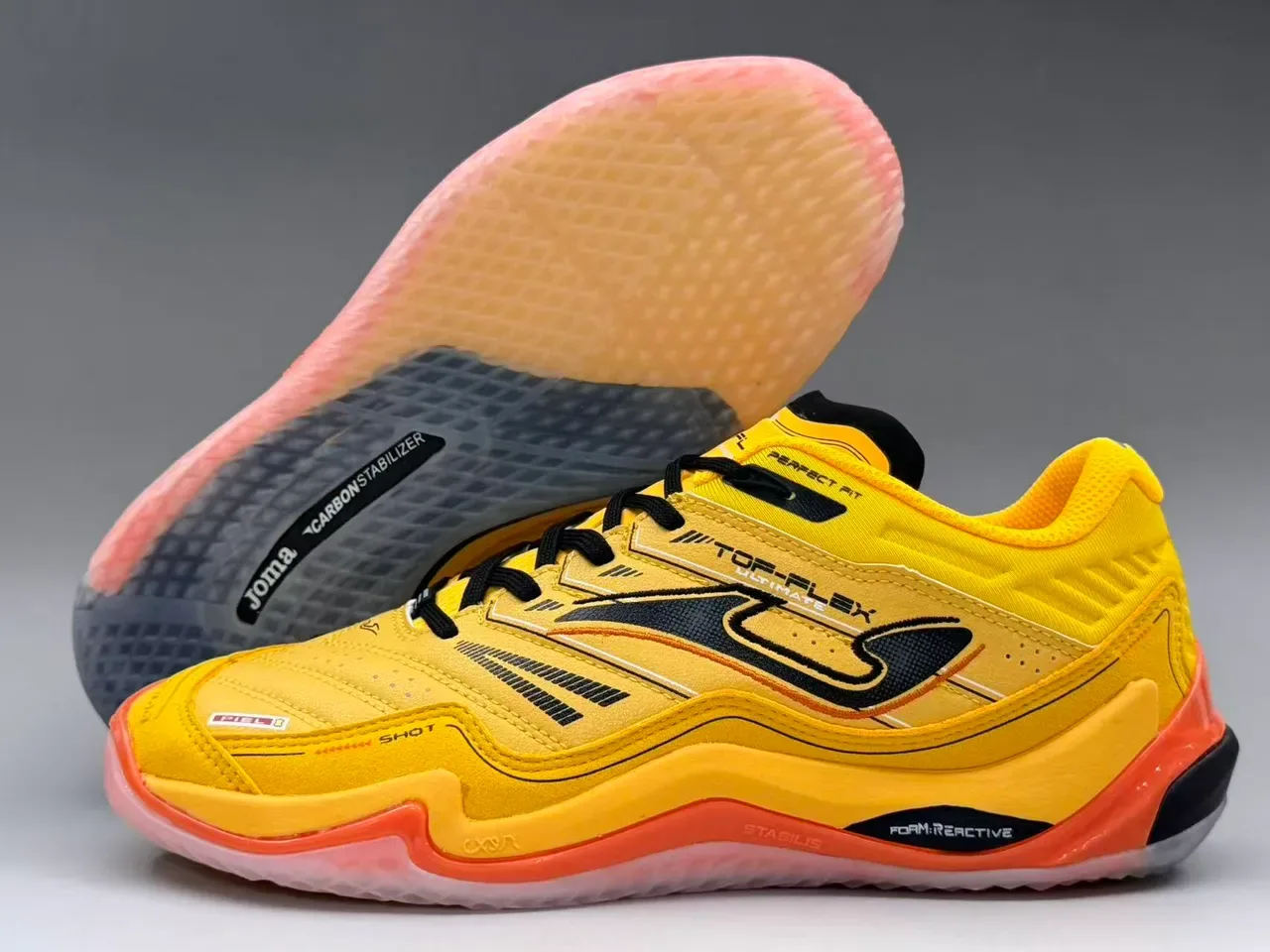 Joma Top-Flex Ultimate jaune orange noir basket lifestyle 7