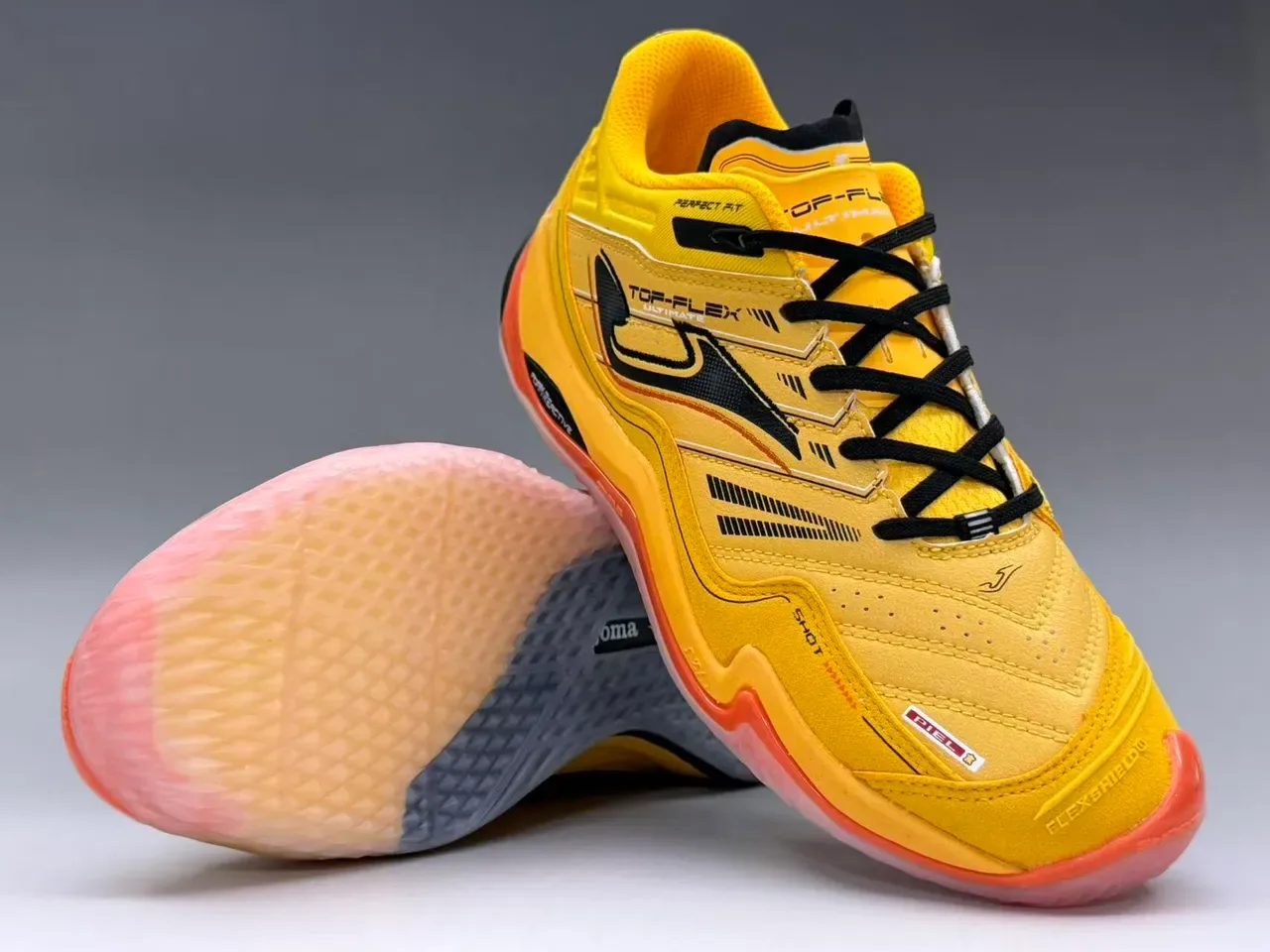 Joma Top-Flex Ultimate jaune orange noir basket lifestyle 12