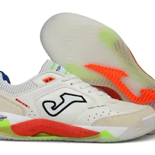 Joma Top-Flex White Orange Lime Green Lifestyle Sneakers