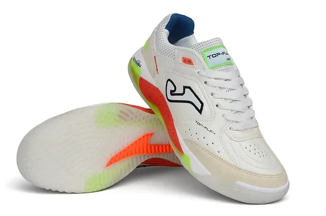 Joma Top-Flex blanc orange vert lime sneakers lifestyle 4