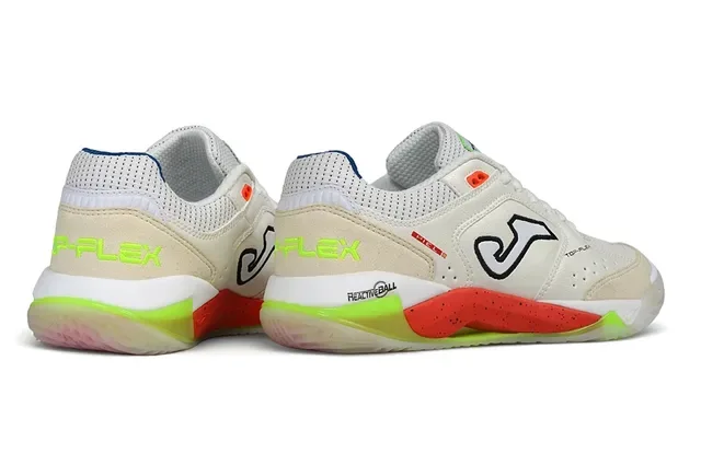Joma Top-Flex blanc orange vert lime sneakers lifestyle 5