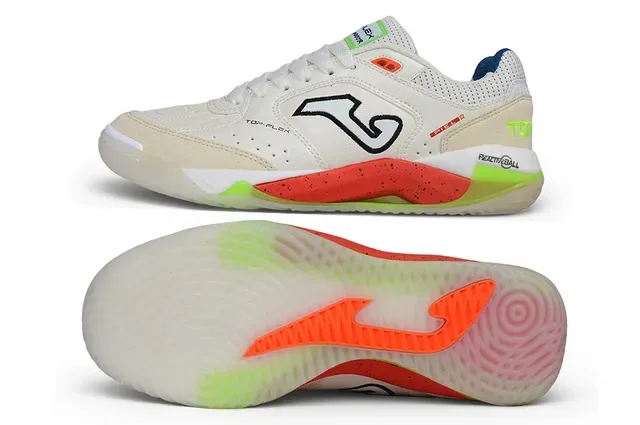 Joma Top-Flex blanc orange vert lime sneakers lifestyle 6
