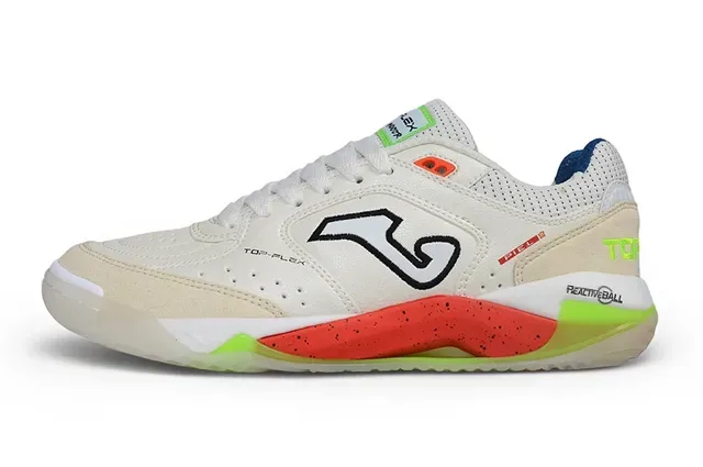 Joma Top-Flex blanc orange vert lime sneakers lifestyle 7