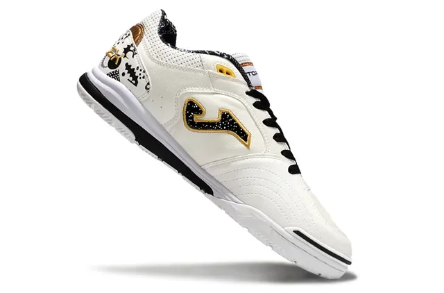 Joma White Multicolor Low-Top Lace-Up Synthetic-Perforated Upper Sneakers 2