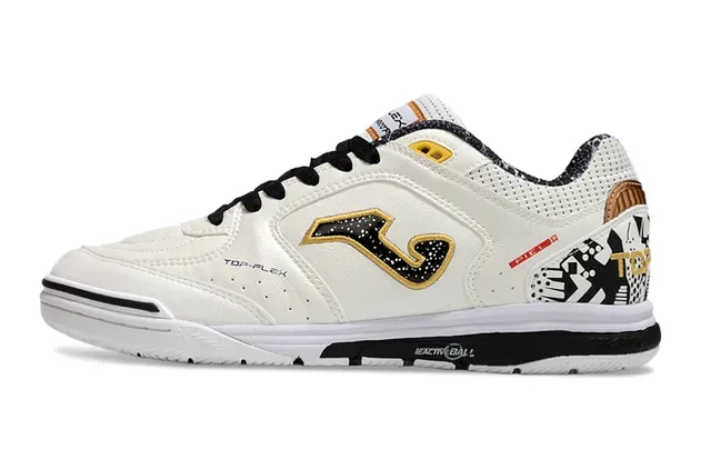 Joma White Multicolor Low-Top Lace-Up Synthetic-Perforated Upper Sneakers 3