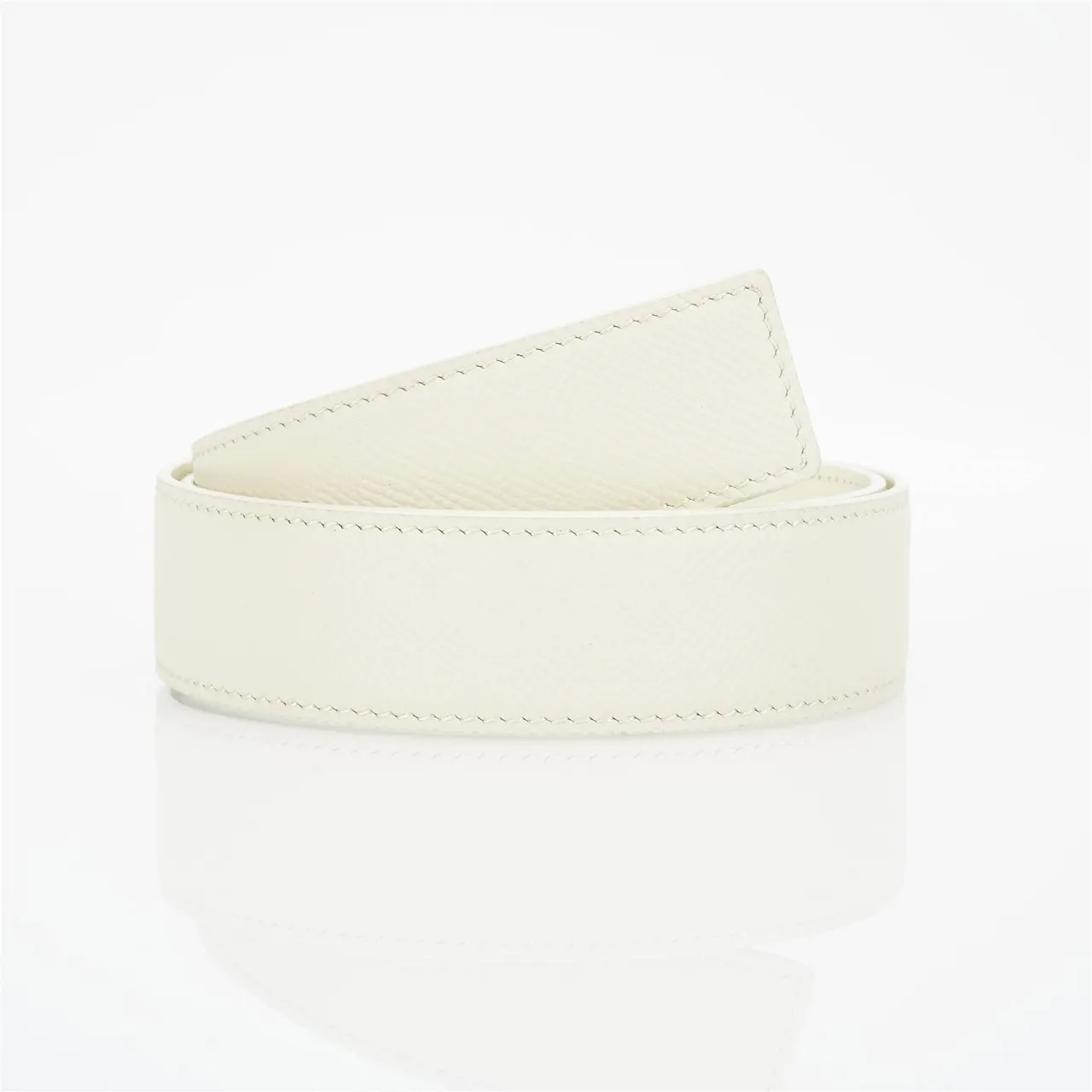 Loewe Anagram Belt Ivory Leather Belt 3