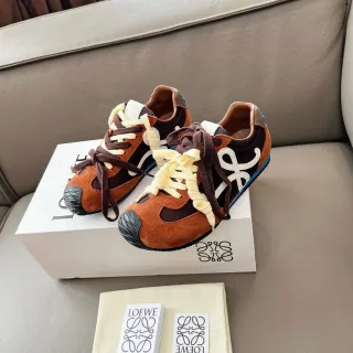 لوي بني بيج رترو رنر سيليويت سويد و جلد بانيلينج حذاء أسلوب حياة رياضي