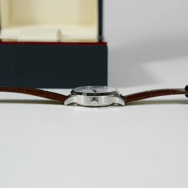 Longines Brown White Classic Dress Roman Numeral Dial Mechanical Watch 4