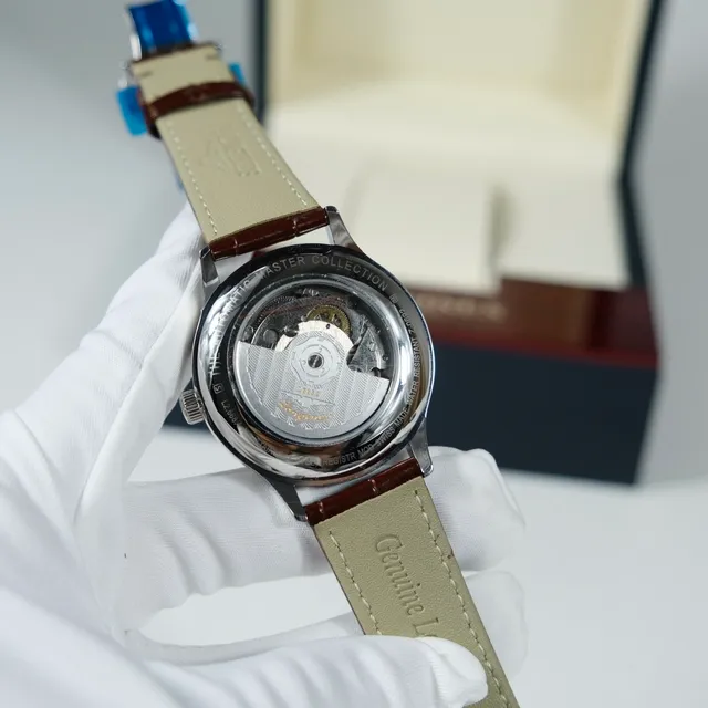 Longines Brown White Classic Dress Roman Numeral Dial Mechanical Watch 7