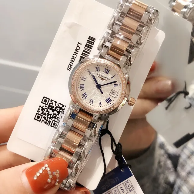 Longines La Grande Classique Two-Tone Diamond Bezel Quartz Watch 3