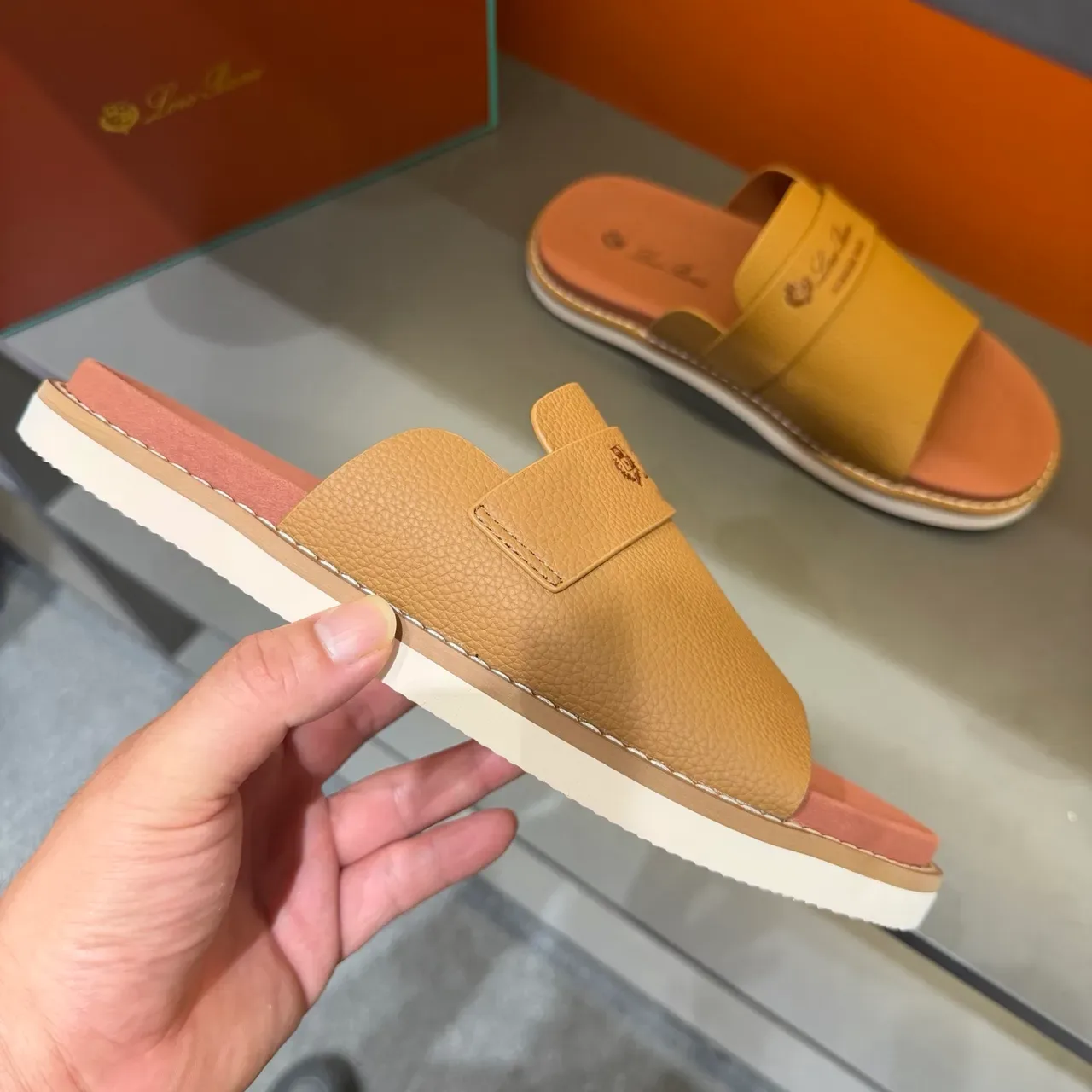 Loro Piana Summer Walk Leather Slipper 3