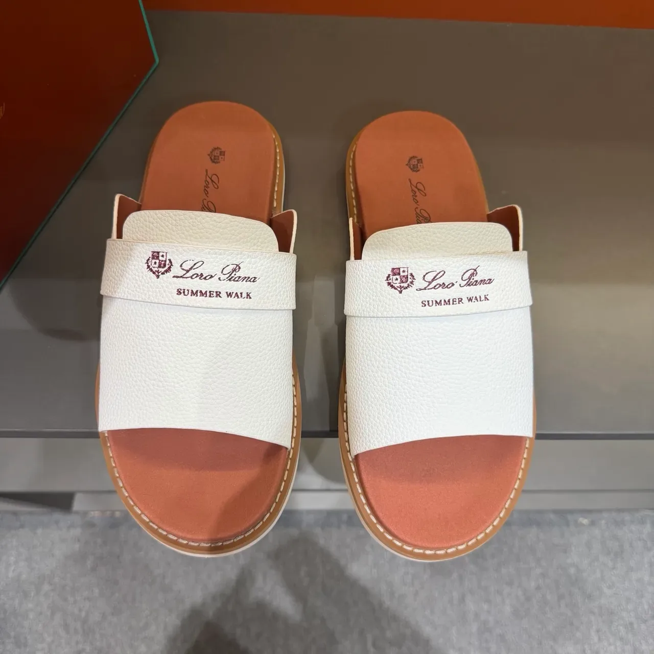 Loro Piana Summer Walk Leather Slipper 21