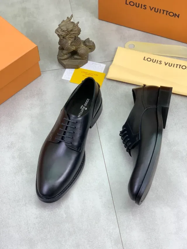 Louis Vuitton Zapatos Oxford Negro Cap Toe 5