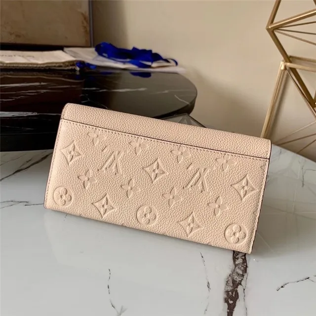 Louis Vuitton Black Gold Embossed Monogram Leather Envelope Flap Long Wallet 7