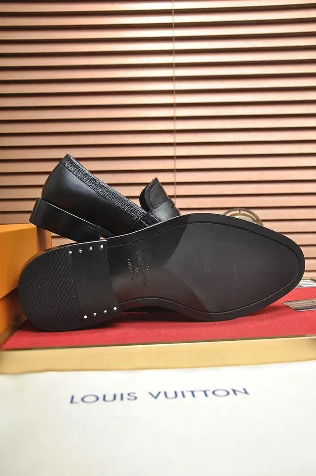 Homme Louis Vuitton Penny Loafer Noir Cuir 3