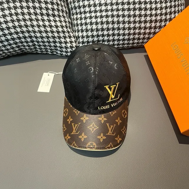 Louis Vuitton Brown Beige Monogrammed Canvas Structured Six-Panel Baseball Cap 3