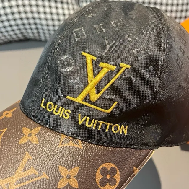 Louis Vuitton Brown Beige Monogrammed Canvas Structured Six-Panel Baseball Cap 6