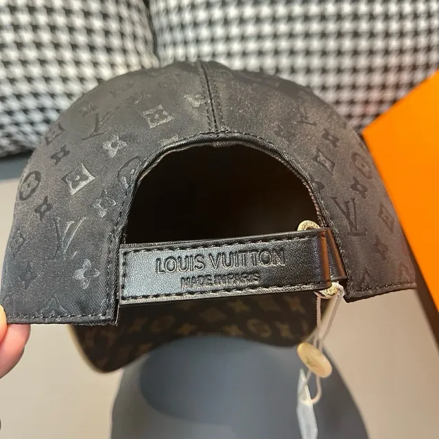 Louis Vuitton Brown Beige Monogrammed Canvas Structured Six-Panel Baseball Cap 9