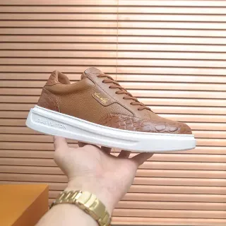Louis Vuitton Brown Leather Signature Sneaker Lifestyle Sneakers