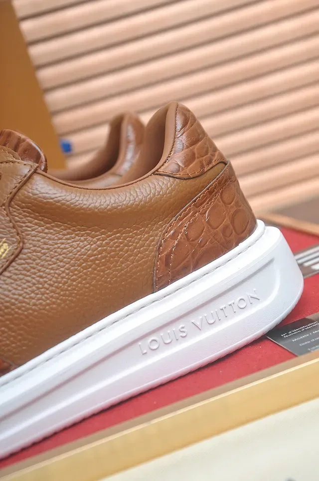 Louis Vuitton Brown Leather Signature Sneaker Lifestyle Sneakers 2