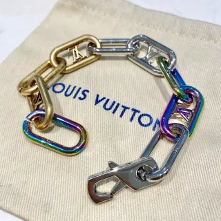 Louis Vuitton Chain Bracelet Multicolor Metal Links Bracelet