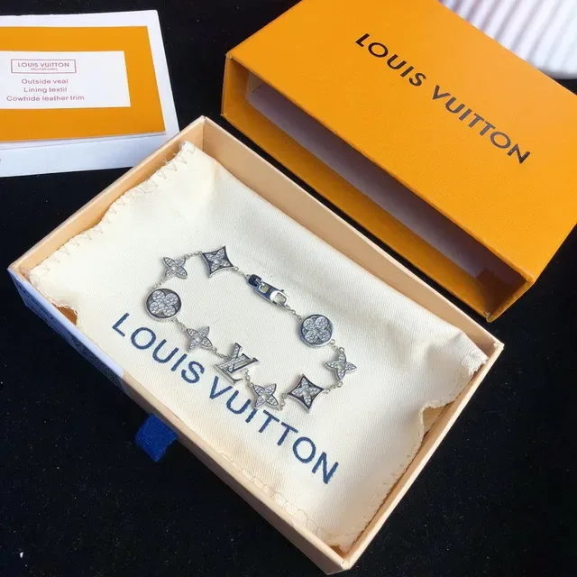 Louis Vuitton Crystal-Pavé Monogram Star Flower Bracelet 2