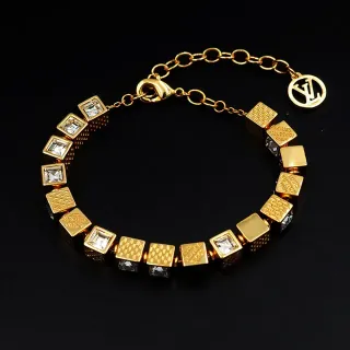 Louis Vuitton Cube-Link Crystal Bracelet