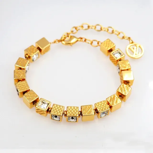 Louis Vuitton Cube-Link Crystal Bracelet 3