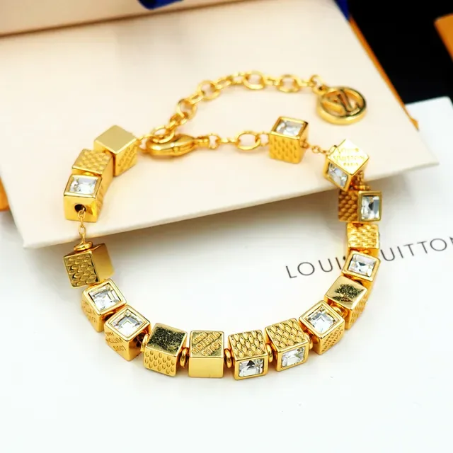 Louis Vuitton Cube-Link Crystal Bracelet 5