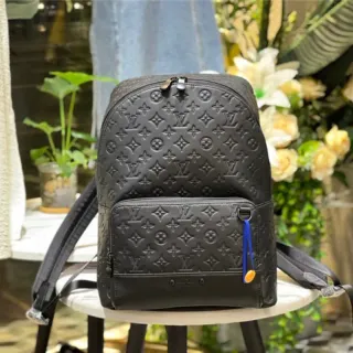 Louis Vuitton Explorer Black Embossed Monogram Casual Backpack