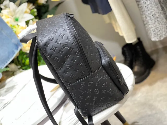 Louis Vuitton Explorer Black Embossed Monogram Casual Backpack 8